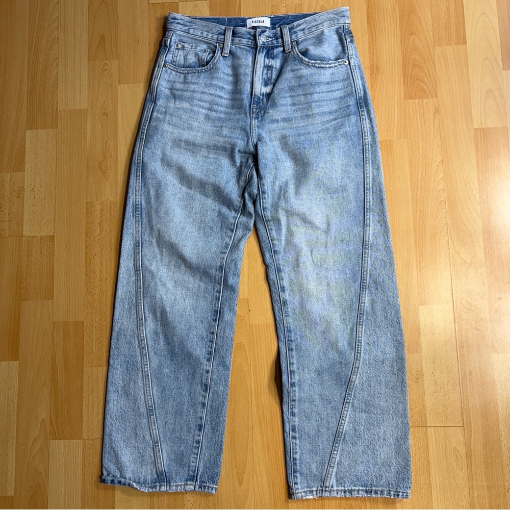 Anthropologie Pistola Bobbie Bowed Jean in Magnolia - Picture 3 of 12